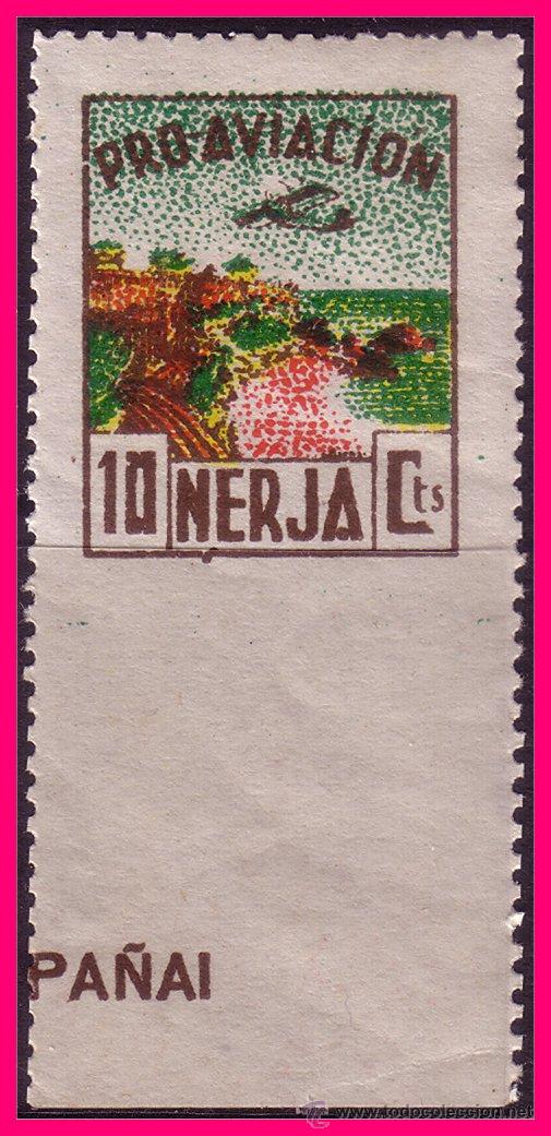 Nerja sellos postales stamps Spain Guerra Civil War